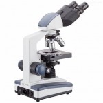 AmScope  USB-C Rechargeable Binocular Compound Microscope 40X-2500X 