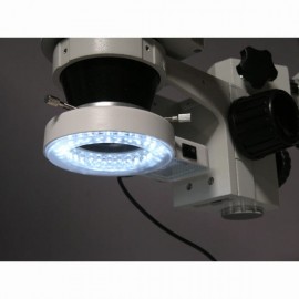Trinocular LED Boom Stand Stereo Zoom Microscope + 5MP Camera