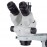 3.5X-45X Simul-Focal Stereo Zoom Microscope on Boom Stand with an LED Ring Light