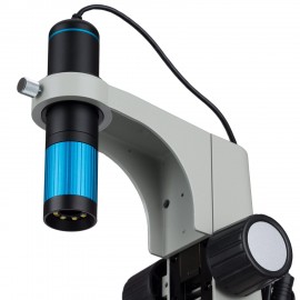 10X-64X 5MP Continuous Parfocal Zoom USB Digital Microscope with Track-stand